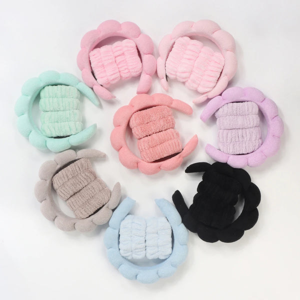 ELUNEA Spa Headband & Wristbands