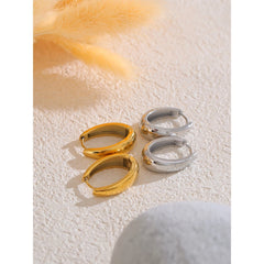 Aros Éclat — aros chunky dorados, vista 6