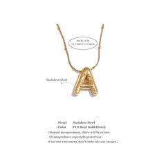 Collar Initial · Tu Letra en Oro