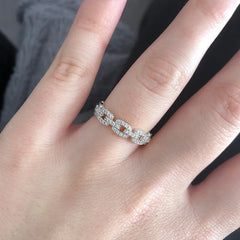 Anillo Line · Fino con Circonitas