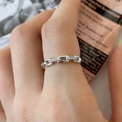 Anillo Line · Fino con Circonitas
