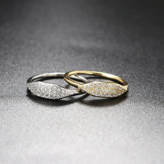 Anillo Line · Fino con Circonitas