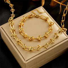 Set Noa · Collar + Pulsera Nudo