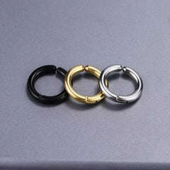 Ear Cuff Celeste · Par dorado sin piercing