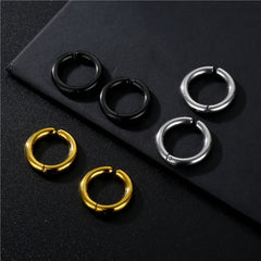 Ear Cuff Celeste · Par dorado sin piercing