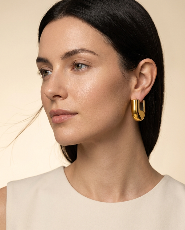 Aros Solène · U Hoops 18K PVD