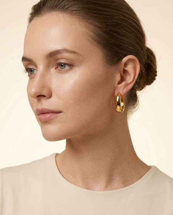 Aros Éclat · Chunky Hoops 18K PVD